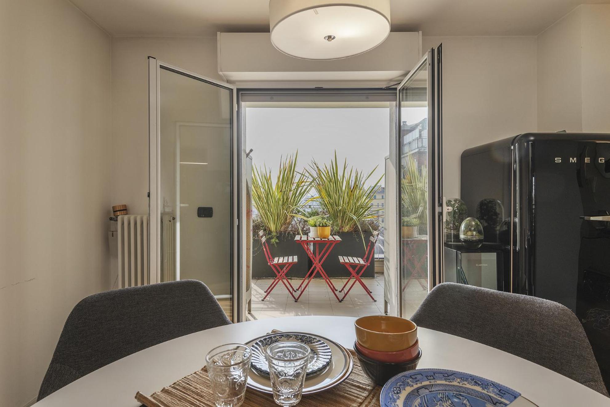 Giresio 41 - Your Penthouse With Rooftop Garden In Milano Navigli - Wifi Bagian luar foto